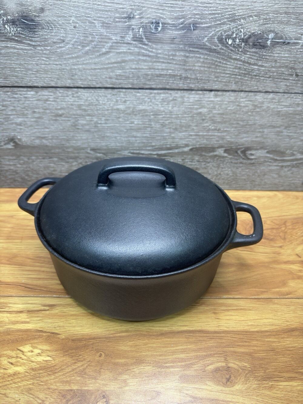 Vintage Ronneby Sweden Cast Iron Dutch Oven Pot Design Sigurd Persson 3.5 Qt
